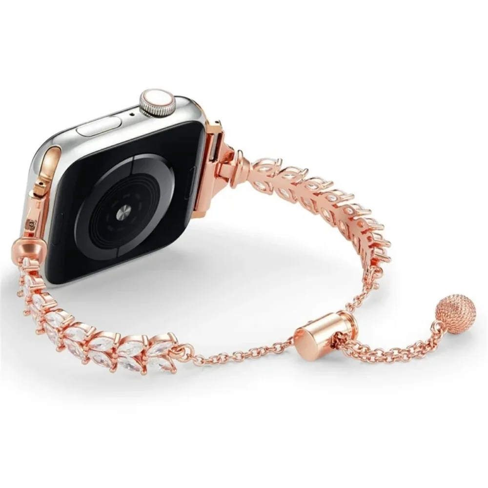 Rose Gold Slider Bracelet Apple Watch Band 42/44/45/49